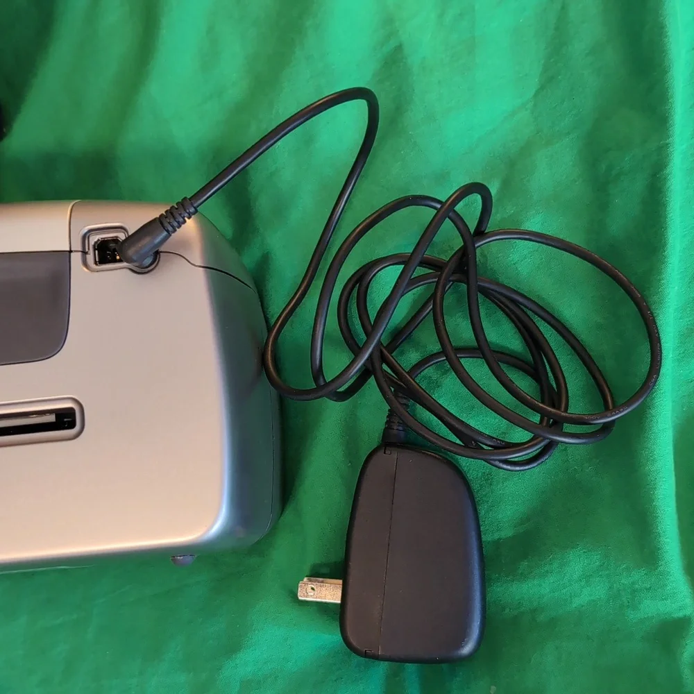 HP Photosmart 245 Photo Printer with Bag Software Paper Power Cord Does Not Work